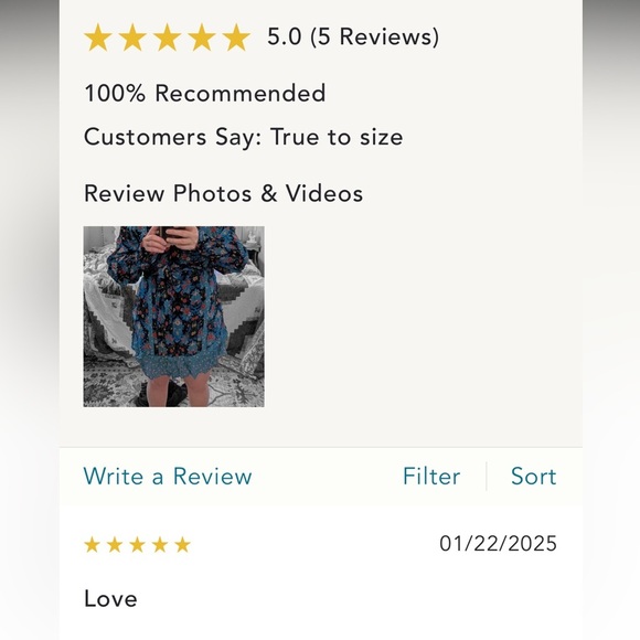 🎊LAST ONE🎊Anthropologie NWT Farm Rio Arabesque Floral  High-Neck Mini Dress S. - Picture 8 of 13